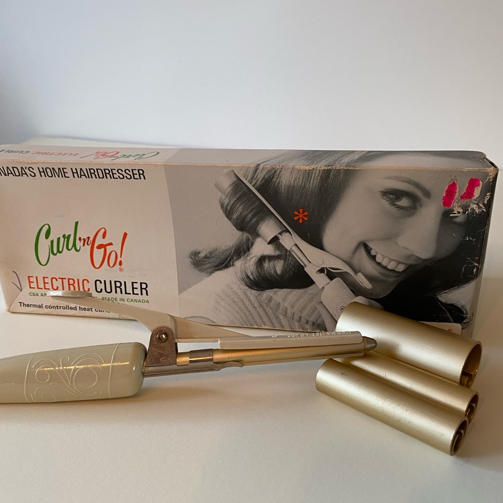 Vintage working curling iron